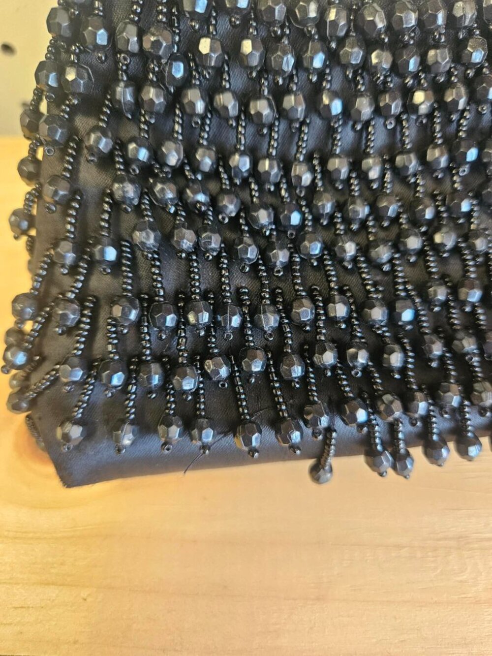 Vintage Le Regale Black Beaded Mini Bag - Picture 4 of 5